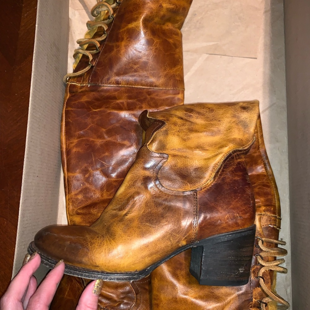 SOLD FREEBIRD ROLLS OTK BOOT 7